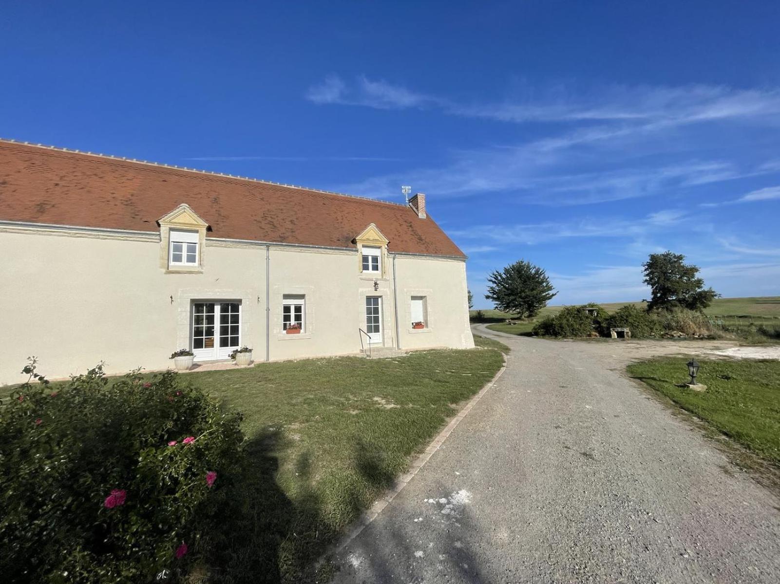 Les Mimosas Villa Gracay Bagian luar foto