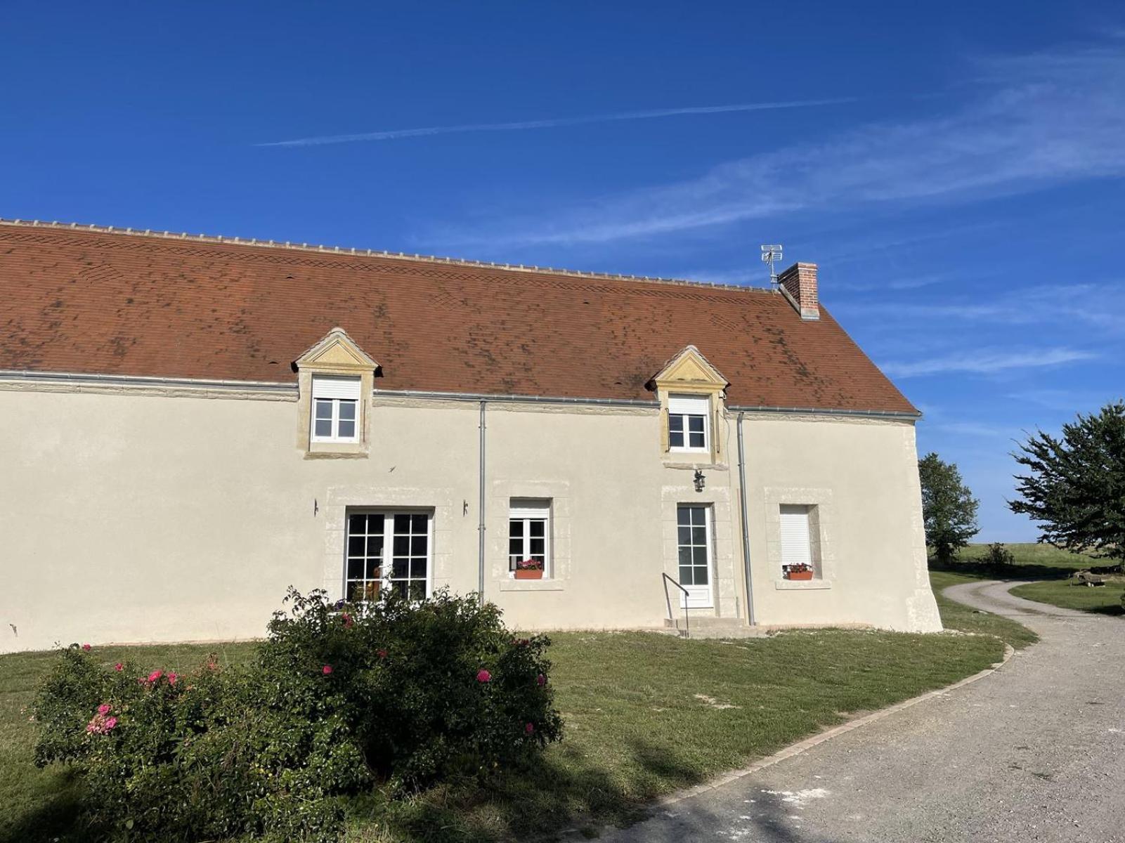 Les Mimosas Villa Gracay Bagian luar foto